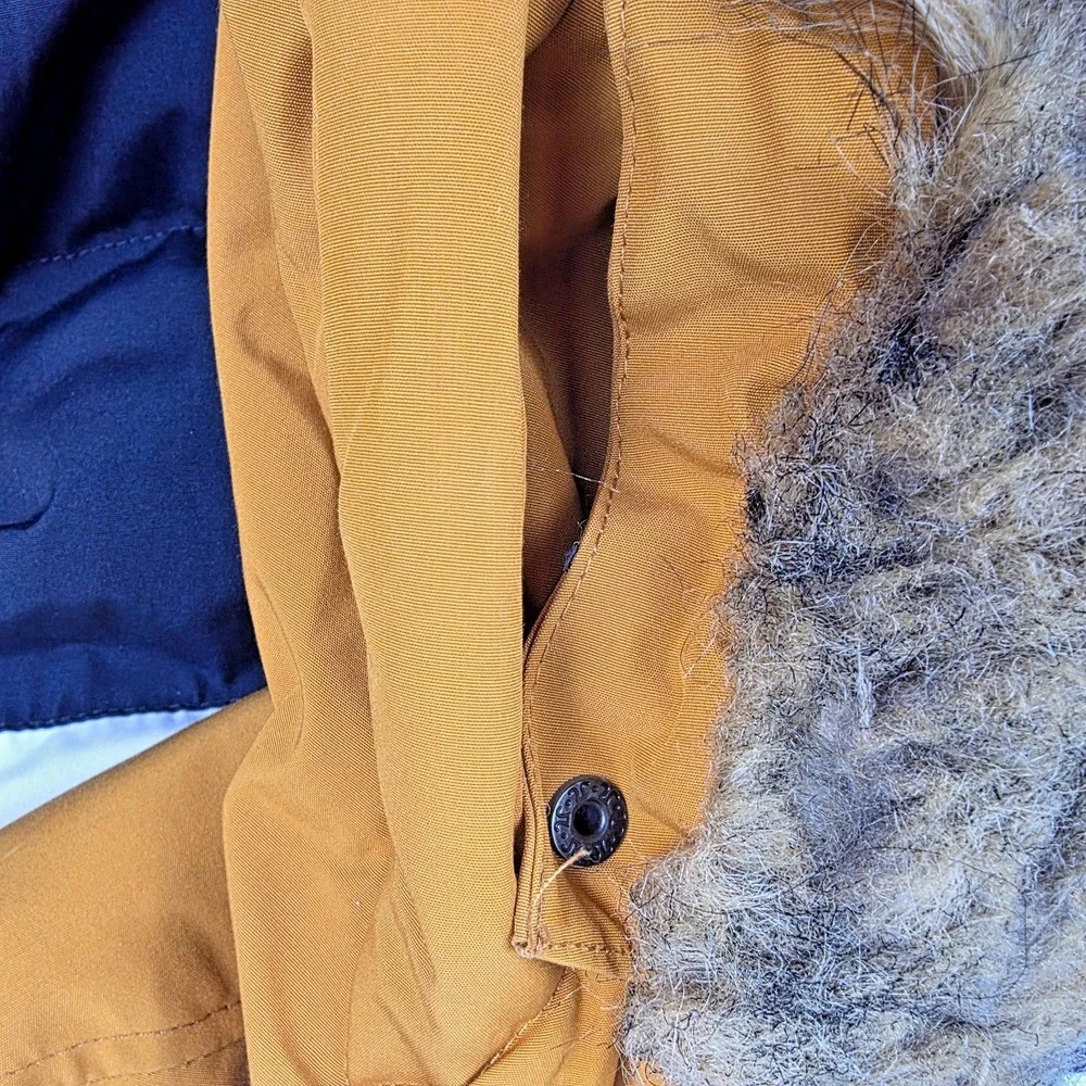 Tommy Hilfiger Men's Arctic‎ Long Snorkel Hooded Jacket Size M - Removable Fur